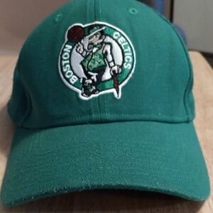 NBA Green New Era Fitted Cap with NBA Logo